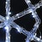 Ice Crystal Snowflake Set with 200 Cool White Micro UL LED Lights